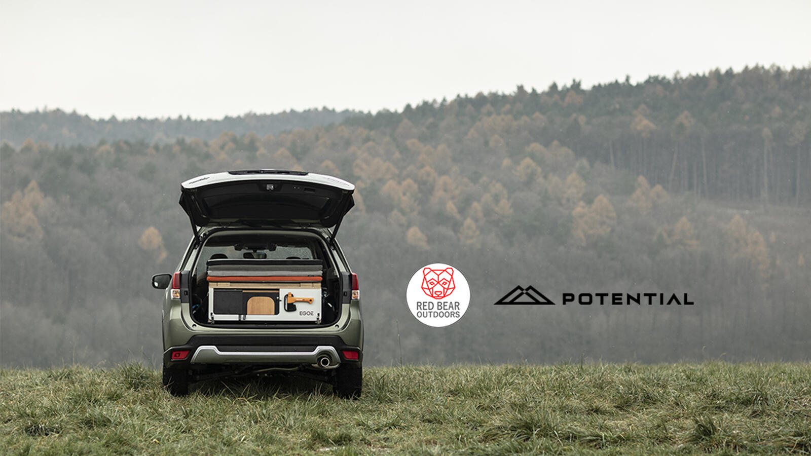 Nestbox is a modular trunk extension that turns cars into campers